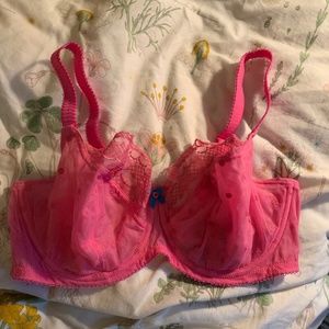 Cleo by Panache Marcie Bra in 32FF Hot Pink